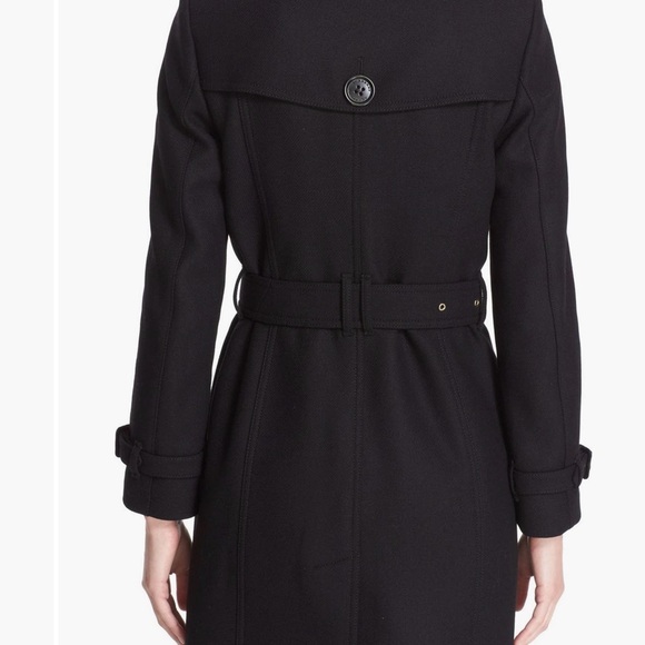 NWT Burberry Gibbsmoore funnel collar trench coat Size 4 run small. - Picture 6 of 14